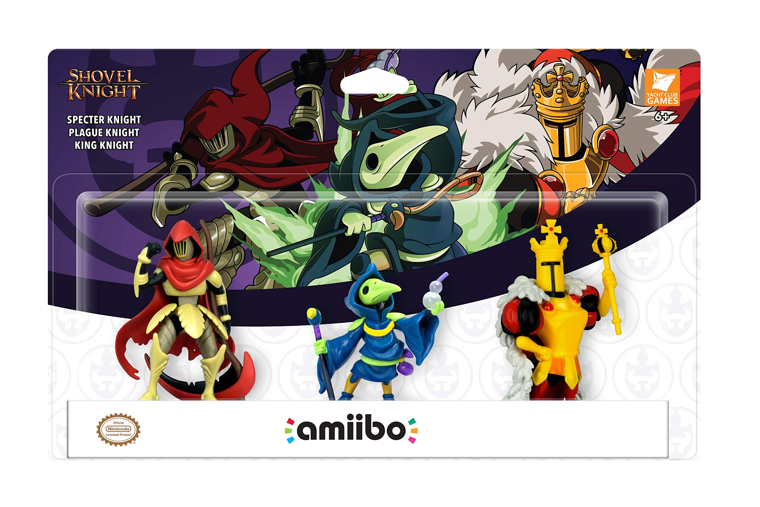 Yacht Club Games - Shovel Knight, Pack De 3 Figuras Amiibo Yacht Club Games - Shovel Knight, Pack De 3 Figuras Amiibo